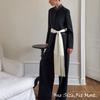 New Fringed Edge Tassel Scarf Breathable Soft Fringed Shawl Y2K Streetwear Women's Accessory Waist Scarf Jeans Decoration