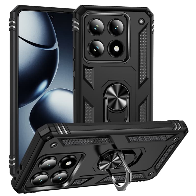 Pro Xiaomi 14T 5G Pouzdro Armor Nárazuvzdorné Magnetický Držák do Auta Prsten Pouzdra Pro Mi 14T 14 T Xiaomi14T Mi14T T14 5G Zadní Kryt