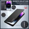 Magnetische Brieftaschen-Klapphülle für iPhone 16 Pro Max 15 Plus 14 13 12 11 8 7 SE4 Leder Kartenhalter Handy Schutzhülle