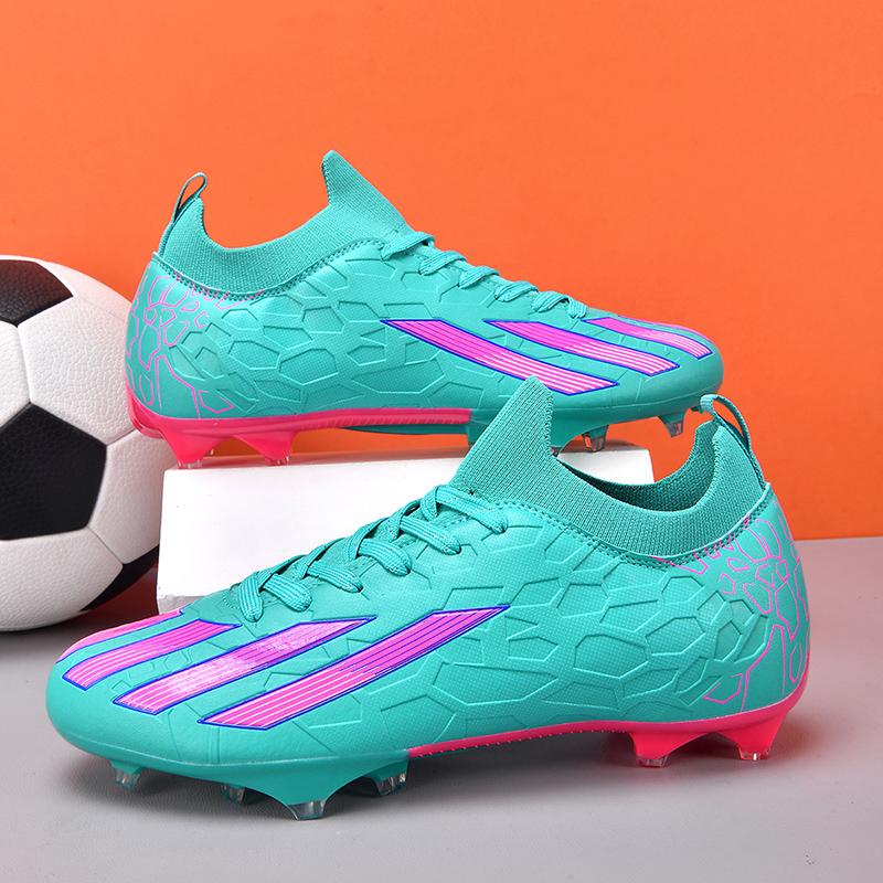Football Boots Cleats Athletic Comfy Outdoor Kids Soccer Shoes Anti-slip Adult Lightweight Workout Match Grass Fresh Male