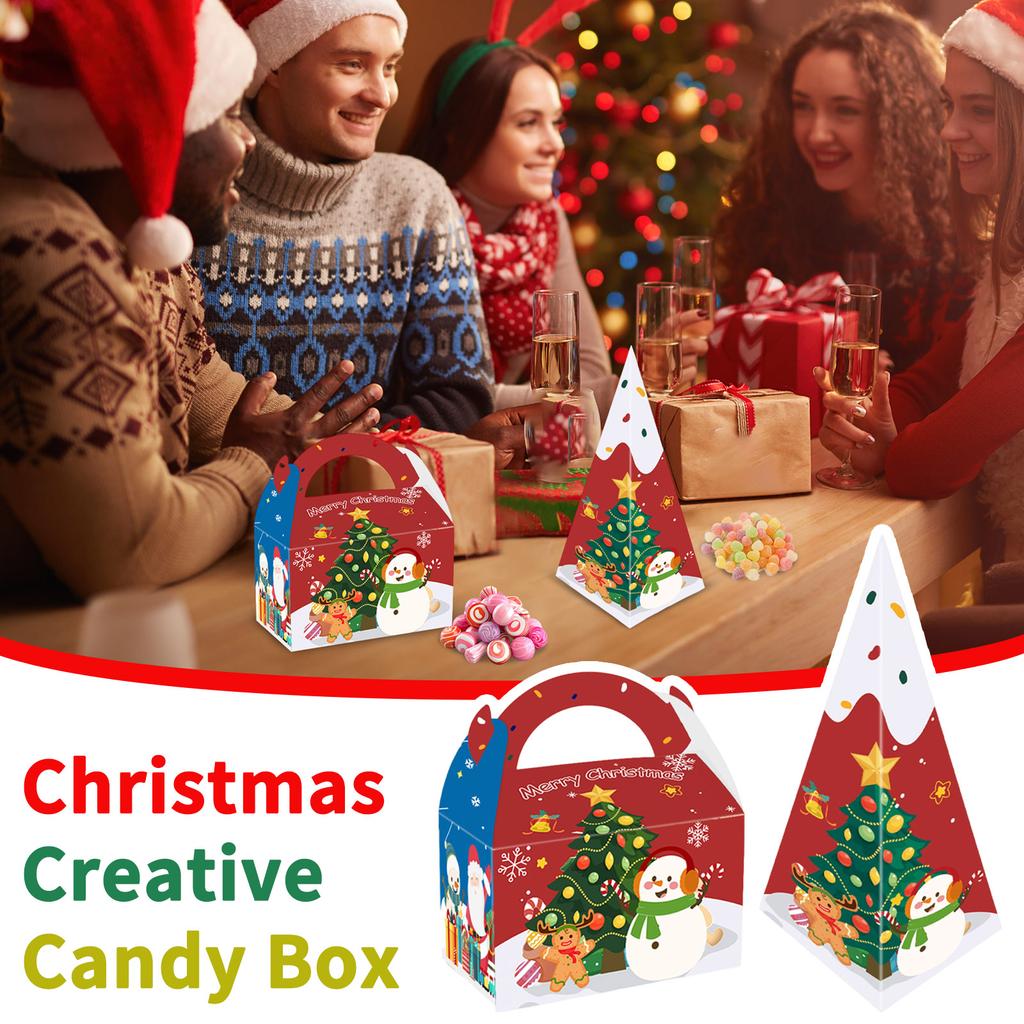 Christmas Themed Holiday Supplies, Candy Boxes, Horn Boxes, Christmas Creative Boxes