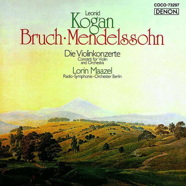 

CD KOGAN MAAZEL BERLIN RADIO SYMPH Mendelssohn Bruch Violin Concert COCO73297 Denon 2012 Japan ObiClassical Used