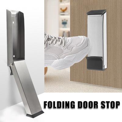 Metal Heavy-Duty Safety Door Stopper Anti-Collision Windproof Door Gap Stopper, Sturdy Door Stop for Home Daily Use