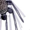 Tassel Link Chain Epaulet Decorative Uniform Decor Stylish Rivet for Party