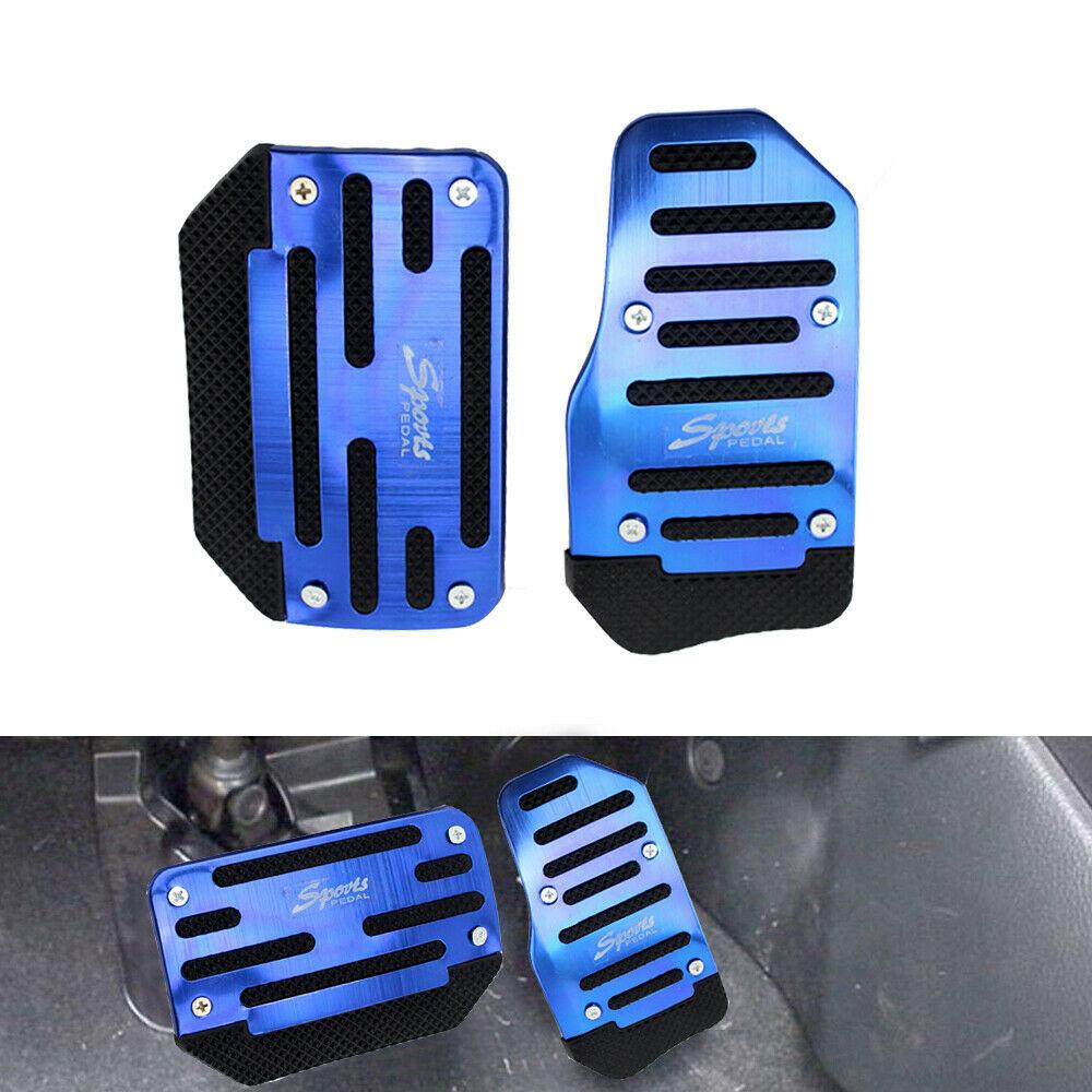 Universal Racing Manual Non-Slip Foot Pedal Pad Cover Aluminum Automatic Gear Brake Accelerator Car Interior Accessories