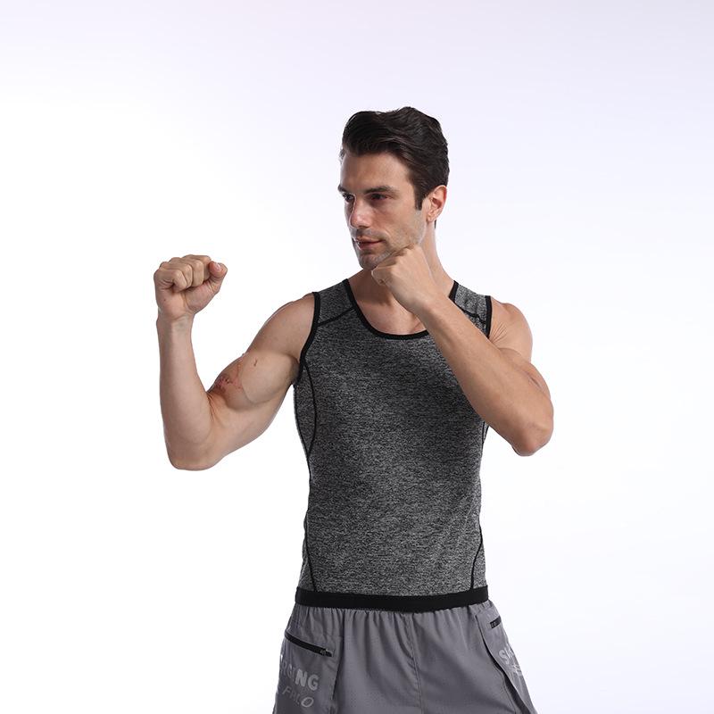 Unisex Shapewear Suit: Tummy Control, Sweat-Inducing Polyester Sportswear