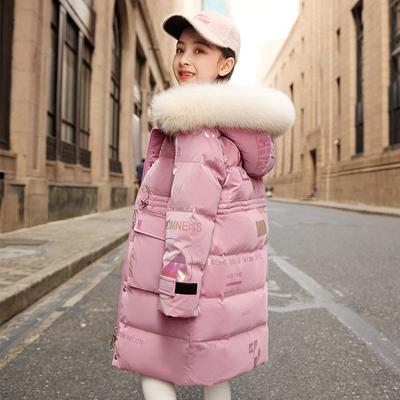 Nueva Chaqueta de algodón de invierno para niñas, abrigo impermeable con capucha, ropa de abrigo para niños, ropa para adolescentes de 5 a 16 años, Parka para niños, traje de nieve