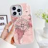LZ24 Map airplane trajectory art Soft Phone Case for Samsung S24 Ultra S23 Plus S21 A16 A54 A34 A05 Infinix Hot 40 30 Lens Protection Shockproof Cover