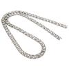 Rhinestone Close Chain Shiny Firm Claw Drill Chain for Crafts Sewing DIY Jewelry Wedding DecorationGun Gray