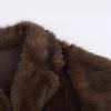 European-American Women's Faux Fur Double-Sided Jacket Coat 