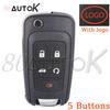 Car Key Case For Buick For Chevrolet Camaro Impala Aveo Malibu Sail Orlando Cruze Epica Trax Spark Car Remote Key Shell Cover