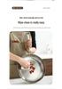 304 Stainless Steel Non-Stick Wok Frying Pan for Pan-Frying Steak, Three-Layer Steel