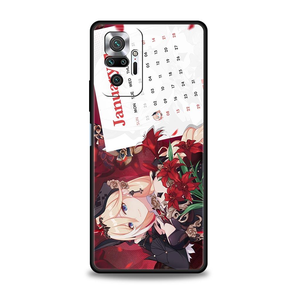 

Чехол для телефона Honkai Impact 3rd Anime Game для Xiaomi Redmi Note 12 5G 11 10 Pro Plus 9S 9 8 7 9T 8T 10C 9C 9A K50, игровой чехол Redmi Note 8 Pro
