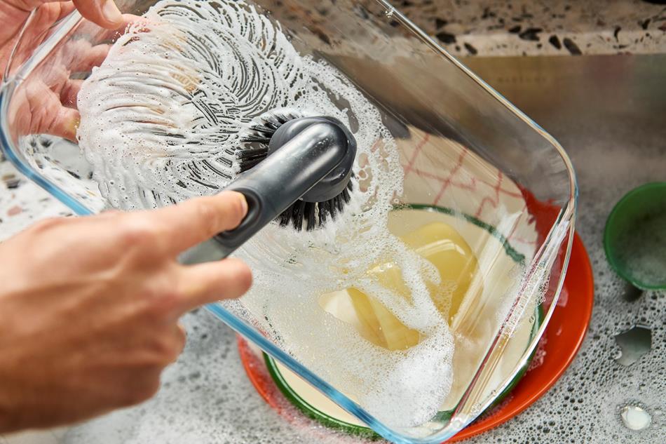 Sinktech Joseph Joseph Dishwashing Brush with Dispenser + Refill