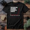 Anti Woke T-Shirt Hodenverletzungen im Frauensport Lustiges sarkastisches Meme Top