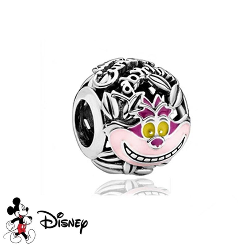 Disney Nuovo Stitch Scintillante Buzz Lightyear Ciondolo Winnie the Pooh Eeyore Perla Charm Adatta ai Braccialetti Originali Gioielli Fai da Te Regalo