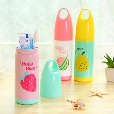 Camping Reise Urlaub Protable Outdoor Reise Zahnbürste Lagerung Box Halter Zahnbecher Zahnpasta T