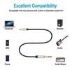 1/8 To 1/4 Stereos Cable 3.5mm TRS To 6.35mm Music Cable Guitar To Male Cord Nylon Braideds for Laptop Home Theater