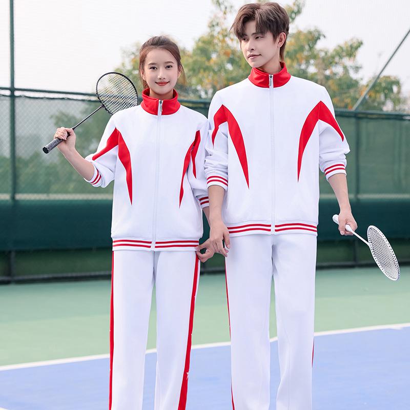 Spring & Autumn Junior High Academy Sports Set: School Uniform Jacket for Students