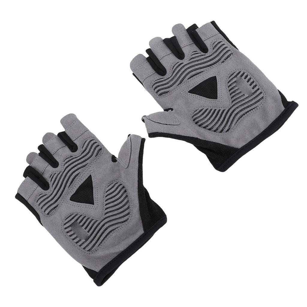 1 Pair Half Finger Cycling Gloves Sports Bike Gloves for Men Women Shock Absorbing Anti Slip