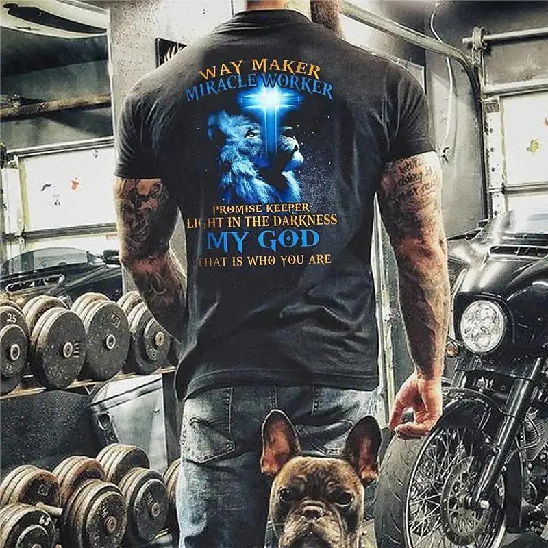 Skeleton Motorcycle Dress Vintage Men's T-Shirt Hot 3D Print Short Sleeve Shirt Super Large