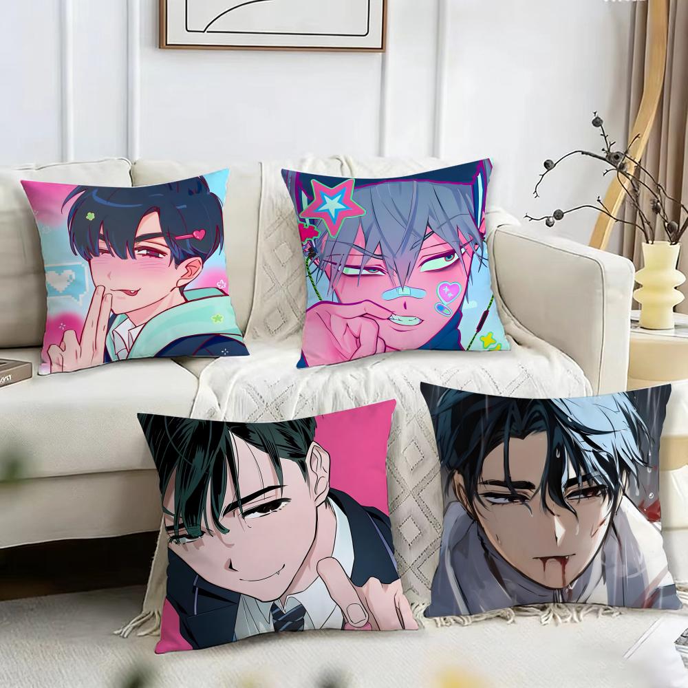 A-Alien S-Stage lvan Cushion Cover Reversible Plush Pillow Cover – For car, sofa, bedroom, perfect as a gift.