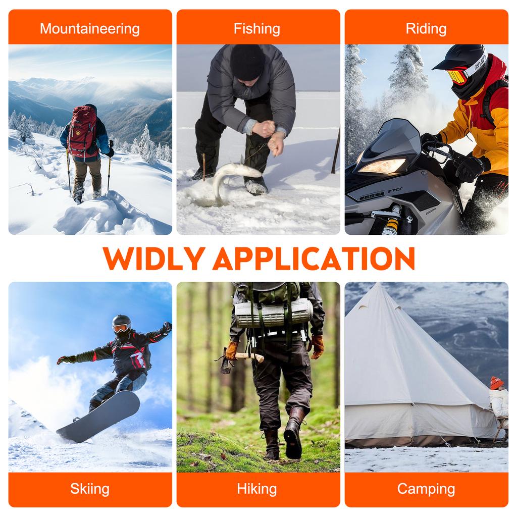 Wiederaufladbare beheizbare Socken für Männer Frauen 5V 5000mAh Batteriebetrieben Kaltes Wetter Waschbar Winter Thermische Wärmesocken