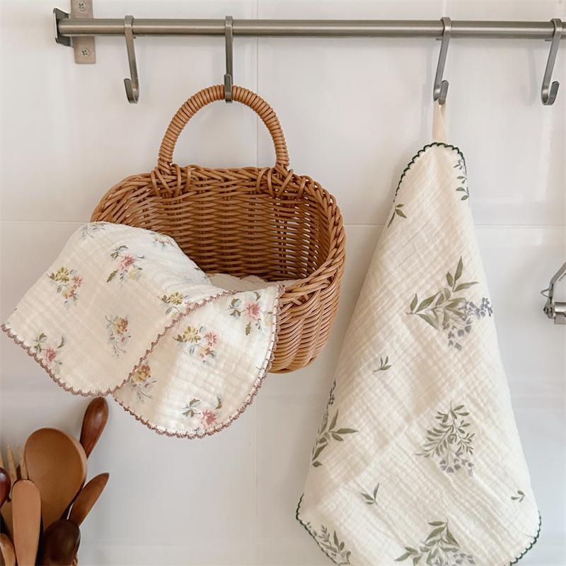 4pcs a Lot New Infant Baby Towel Pure Cotton Cute Soft Gauze Baby Washcloth for Newborns Children's Absorbent Handkerchief