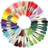 Embroidery Thread Cross Stitch Sewing Thread DIY Craft Thread (50 bundles, 50 colors)