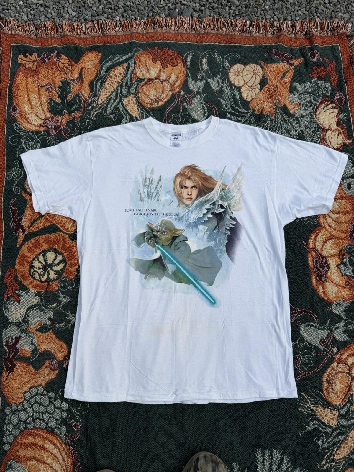 Vintage 2000 Soul Caliber Video Game Promo RARE Yoda Star Wars Men’s Shirt XL Unisex T-Shirt L