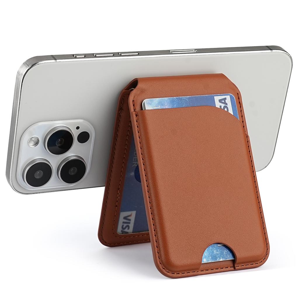 Suport magnetic pliabil pentru carduri, suport pentru telefon mobil, carcasă pentru carduri, blocare RFID