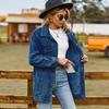 Giacca di Jeans Classica Retro Classica Versatile da Donna per Primavera e Autunno