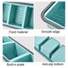 Silicone Snack Containers with Sealed Lid 2/3/4 Compartments Condiment Box High/Low Temp Resistant Divided Food Container for School Travel