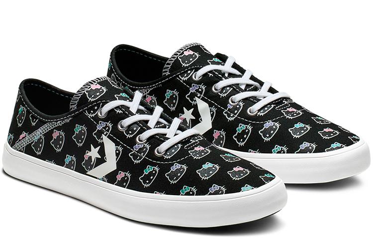 Women's Sneakers Converse Costa Ox Hello Kitty Black (Women's) Black/Black-White