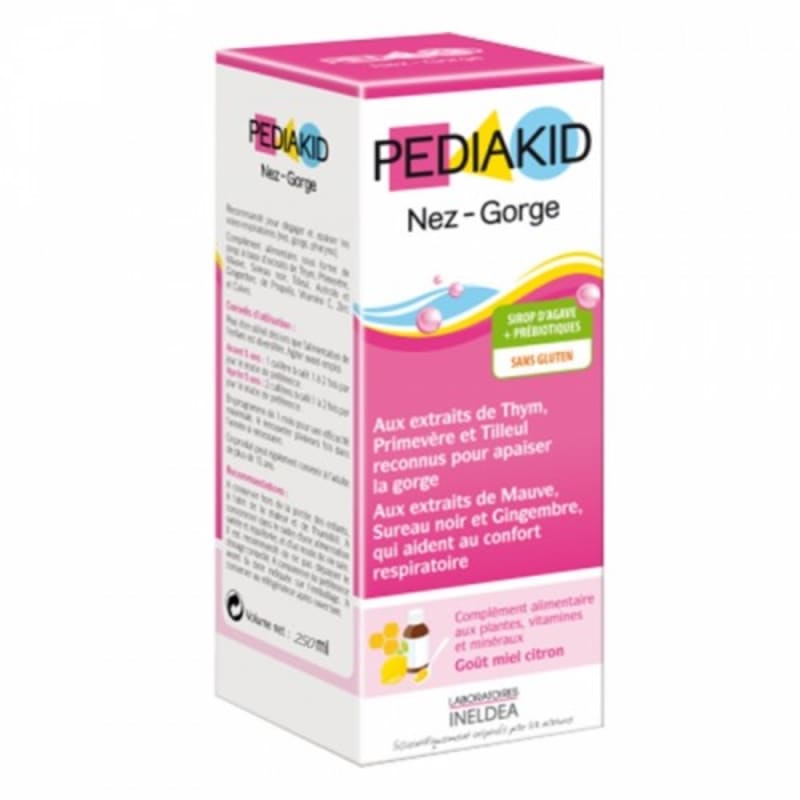

Pediakid NEZ-GORGE Syrup 250 ML (Honey, Lemon Flavor)
