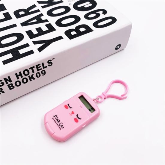 Mini Calculator Cute Cartoon Digital Calculator Emoticons Plastic with Key Ring Office Supplies