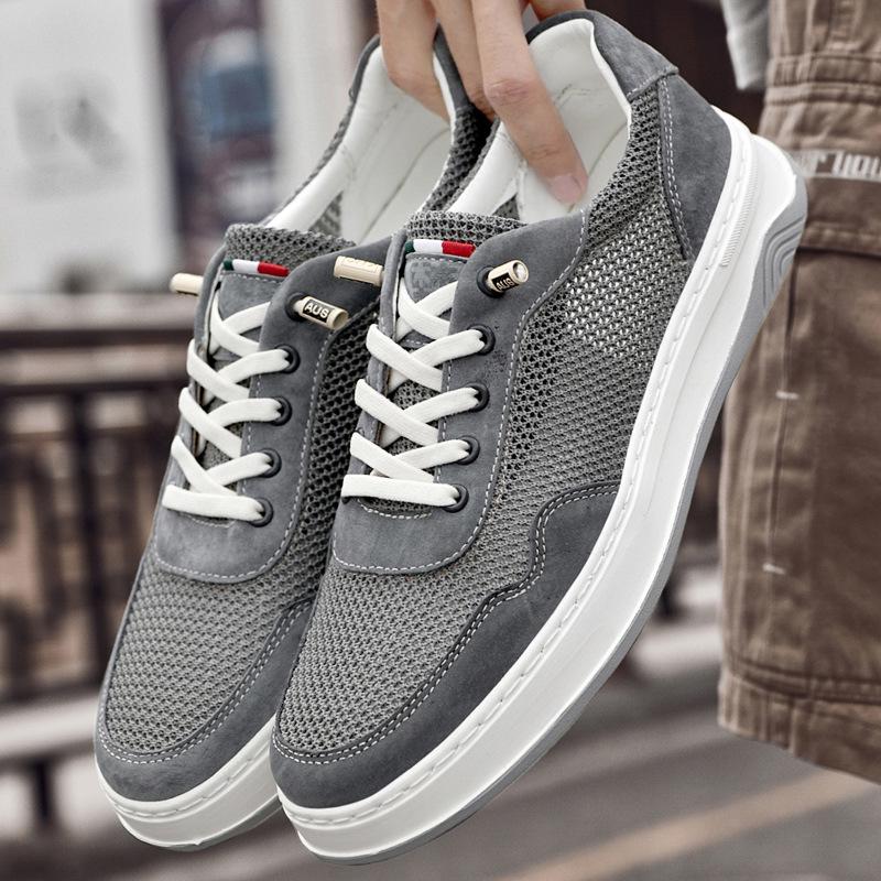 Spring/Summer Men's Mesh Lace-up Breathable Casual Shoes