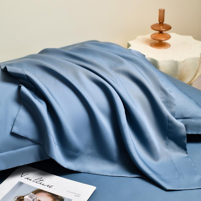 Class A 100 Tencel Pillowcases Ice Silk Cool Pillowcases 48X74 Silk Pillowcases