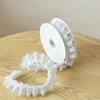 2M Length Ruffled Lace Ribbon 4cm Width Ballet Lace Ribbon Elegant Frilly Lace Trim  Sewing Craft