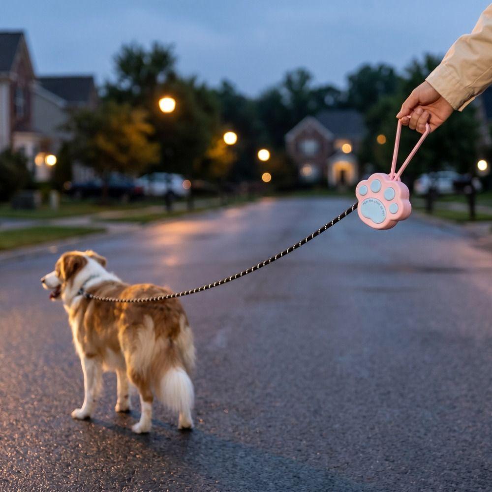 Silicone Dog Treat Bag Cat Paw Shape Dog Snack Pockets  Dog Training Accessories