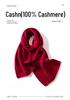 Women's 100% Pure Cashmere Scarf - Versatile, Warm, Solid Color for Autumn and Winter