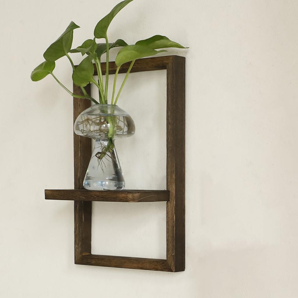 Wooden Display Shelf Floating Shelves Rustic Wood Shelves Wall Storage for Kitchen over Toilet Small Wall