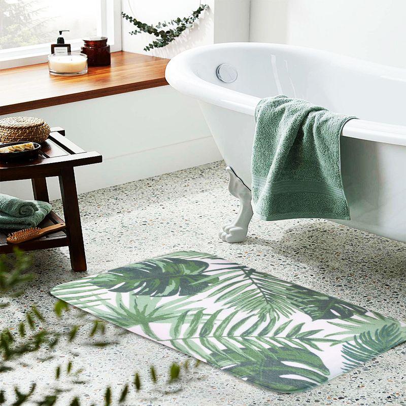 ванная комната водопоглощающий фланелевый ковер, прочный и легко чистится, туалетный противоскользящий коврик, аксессуар для украшения дома 40X60CM (1.3X2FT