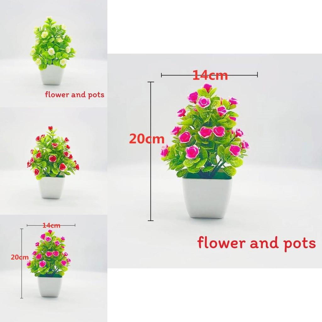 Imitation Rose Plant With Plastic Construction For Event Decoration And Gift Giving