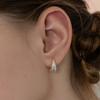Tatiana Blended Flow Hoop Earrings EC3178
