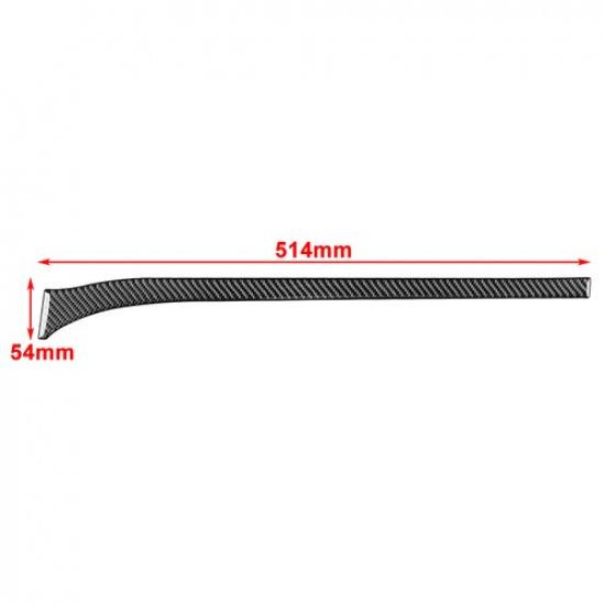 Carbon Fiber Co-pilot Dashboard Panel Trim Strip For Kia Forte Cerato K3 -23