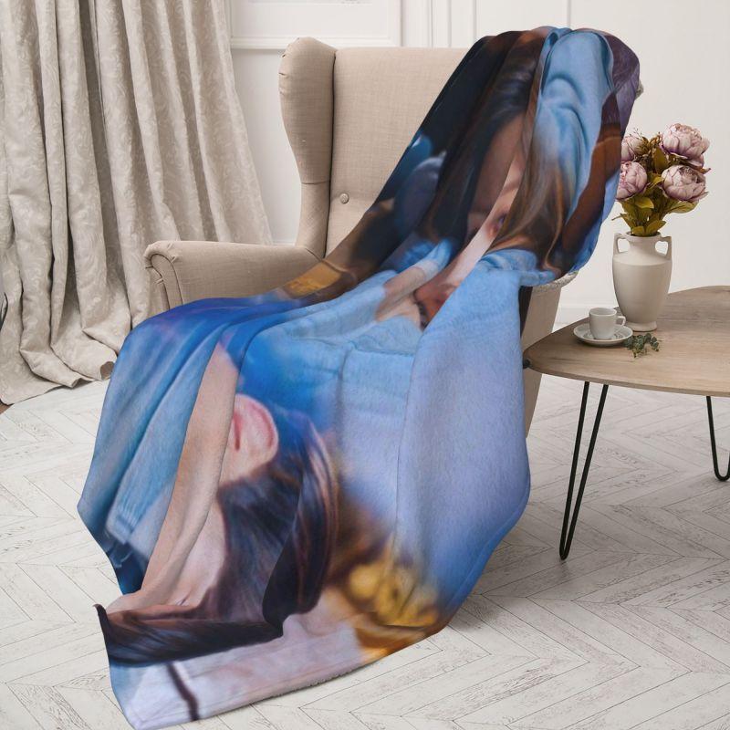 Custom True Beauty Blanket 3D Printed Soft Flannel Fleece Warm Hwang In Youp Cha EunWoo Throw Blankets for Home Bed Sofa Quilt