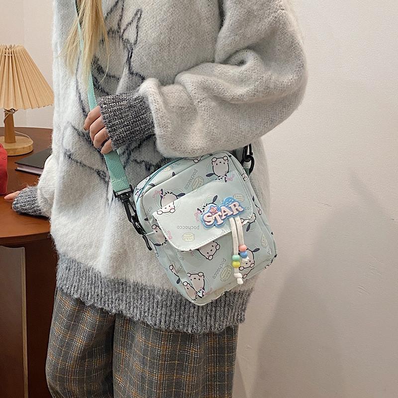 Childrens Cute Cartoon Crossbody Bag With Oxford Fabric For Daily Use