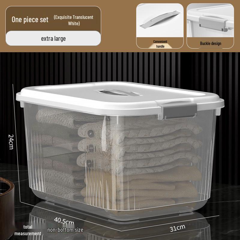 Waterproof White Transparent Plastic Toy Organizer Box