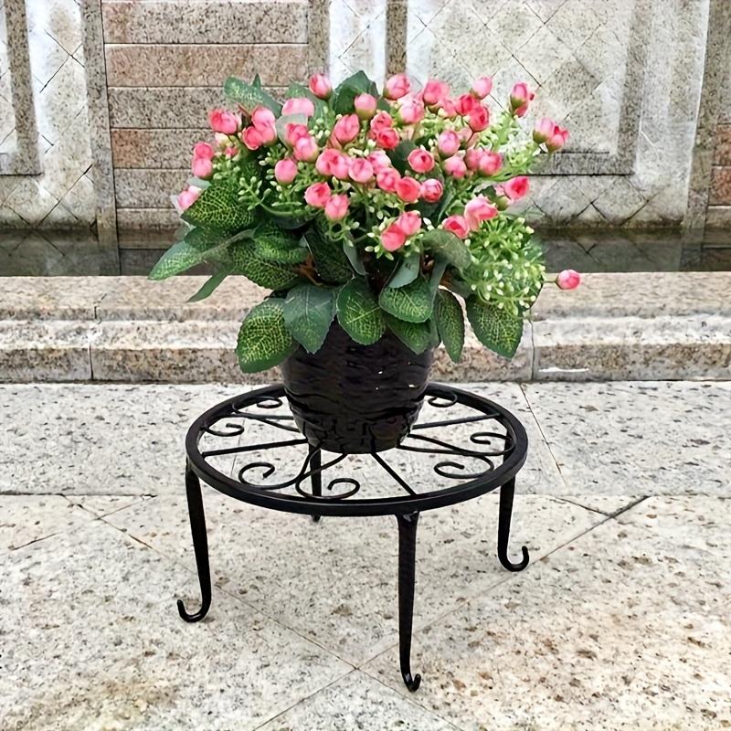Heavy-Duty Rust-Resistant Metal Plant Stand - Suitable for All Seasons, Perfect for Indoor/Outdoor Garden Pots and Plants